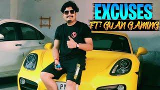 Excuses - Ap Dhillon | @GyanGaming  ️(Gyan Sujan) | Fan - Honey Gamer 1M