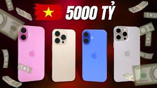 5000 TỶ ĐỒNG, người Việt mạnh tay chi cho iPhone 16 Series: SỨC HÚT quá lớn dù ít NÂNG CẤP!