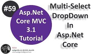 (#59) Multiselect dropdown in asp.net core | Asp.Net Core tutorial