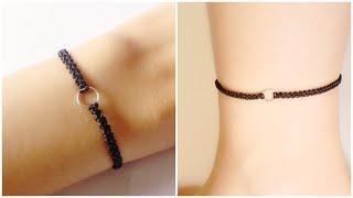 DIY easy bracelet & anklet l How to make bracelet & anklet at home