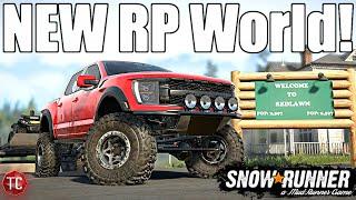 SnowRunner: THIS NEW RP WORLD is MASSIVE! (CONSOLE FRIENDLY)