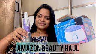 Amazon beauty haul// DONT WASTE MONEY ON  SALON// wax at home// cash on delivery available