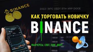 BINANCE КАК ТОРГОВАТЬ НОВИЧКУ | ФЬЮЧЕРСЫ FUTURES | СПОТ ЛОНГ