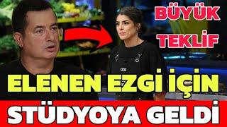 Masterchef Elenen Ezgi için Acun ılıcalı Stüdyoya Geldi!