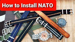 How to Install NATO watch Strap