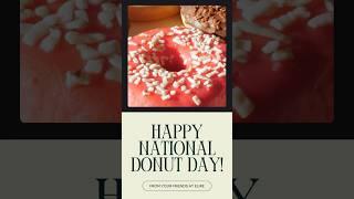 Happy #nationaldonutday from your friends at Elire! We hope it’s sweet!