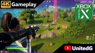 Xbox Series X Fortnite Gameplay 4K