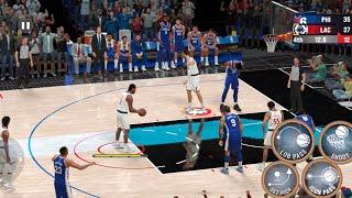 NBA 2K25 Mobile on iPhone 16 Pro Max: Philadelphia 76ers vs LA Clippers (Ultra High Graphics)