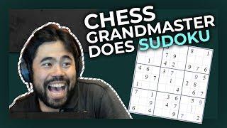 Sudoku with Chess Grandmaster Hikaru Nakamura