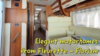 2021 range of attractive French motorhomes from Fleurette - Florium