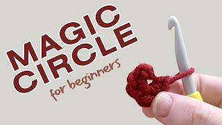 Crochet magic circle - how to #crochet #crochetforbeginners #crochettutorial