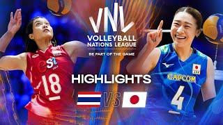 Thailand  vs. Japan  - Highlights | Week 2 | Women's VNL 2025