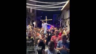 Thousands gather in Damascus to protest deadly church bombing