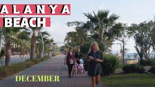 alanya beach coastal road december 2021 ! alanya antalya turkey holiday ! turkey travel