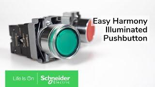 Illuminated Push button switch from Easy Harmony | Schneider Electric