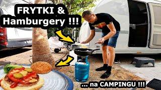 Robimy Fast Foody w Przyczepie Kempingowej !!! - Frytki z Batatów i Hamburgery ze Zdjęcia !!!  (737)