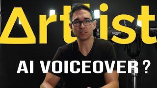 Artlist has AI Voiceovers now.. are they any good?