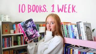 I tried to finish my ENTIRE September TBR in 1 week 