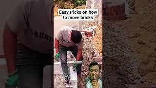 Easy tricks on how to move bricks #reactionvideo #reels #processing #shorts #shortreactions