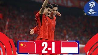 First points for China PR | China PR - Indonesia | Highlights #AsianQualifiers - Road To 26