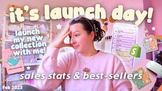 Launch Day Vlog ️ Launching My Kawaii Cats Collection & Car Air Fresheners (+ Sales Stats!) 