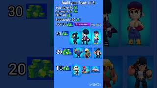 Build your Favorit Team vor 100 gems #brawlstars #brawl #memes