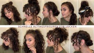 Schnelle & stylische Frisuren für Locken im Alltag | IamAniva