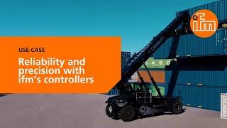 ifm’s safety controllers ensure reliability for reach stackers [Use-Case]