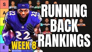 Top 30 Running Back Rankings For Week 8 Fantasy Football