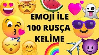 EMOJI ILE 100 RUSÇA KELIME