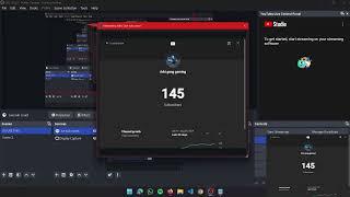 How to add live subscriber count in OBS Studio