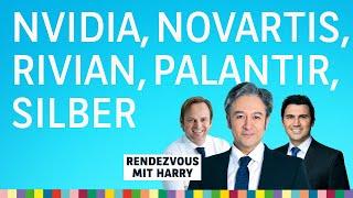 Nvidia, Rivian, Novartis, SMI, Block, Tyson Food, Silber – Rendezvous mit Harry vom 18.11.2024