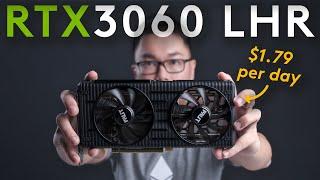 Nvidia RTX 3060 LHR Mining Hashrate, Overclock & Profitability