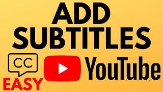 How to Add Subtitles to YouTube Videos - Automatic Subtitles & Translation