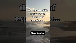 Maya Angelou - The tapestry of life