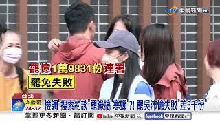 "罷瑤"領銜人沒來"2.7萬連署"遭拒! 藍轟檢調搞"寒蟬效應"?!│中視新聞 20250607