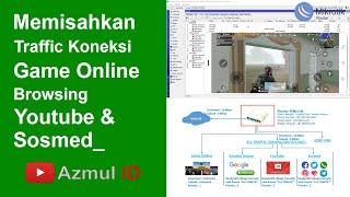 Cara Memisahkan Traffic Game Online Browsing Youtube dan Sosmed