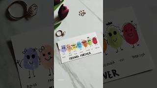 Easy thumb art ideas- bestfriend edition #diy #viral #easy #art #bestfriend