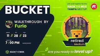 BUCKET WALKTHROUGH with Furio - Hack The Box Meetup Tampa