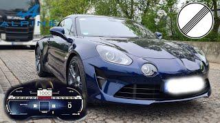 Alpine A110s | POV Autobahn drive | Fast cornering and SOUND | Cars2Drive DE |