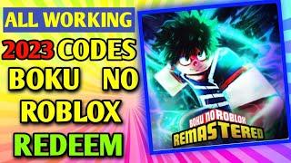 All *New*  Boku No Roblox  Codes 2023 | Codes for  Boku No Roblox  - Roblox Code