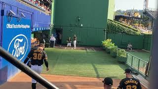 PAUL SKENES FULL BULLPEN WARM UP SESSION VS REDS 8/22/24 6 INNINGS 0 RUNS 9 KS