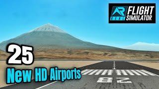 25 Brand New HD AIRPORTS || Real Flight Simulator | No Update Required #rfs #newupdate #airport 4k