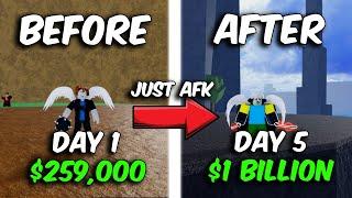 TOP 4 BEST AFK Money Farms In Blox Fruits! ( EASY 1 BILLION MONEY)