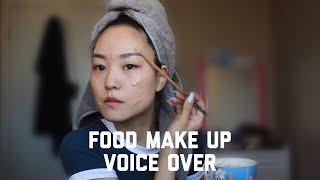 Mendy & Melison | MY BOYFRIEND DOES MY VOICEOVER | FOOD MAKE UP