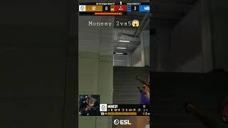 Monesy 2vs5   #csgo #g2 #monesy #s1mple #mibr #conterstrike