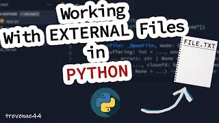 How to Use External Files in Python | How to Write to and Read From a Text File Using Python