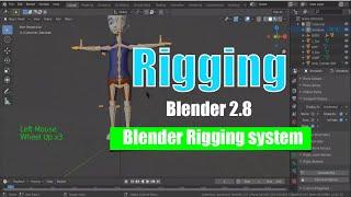 [Blender2.82]Rig with blender internal rigsystem No plugin