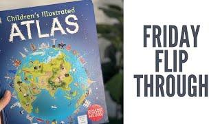 Children's Illustrated Atlas | book flip through