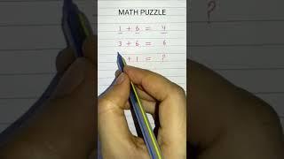 Math puzzle for genius  Math infinity hk #mathpuzzle #shorts #explore